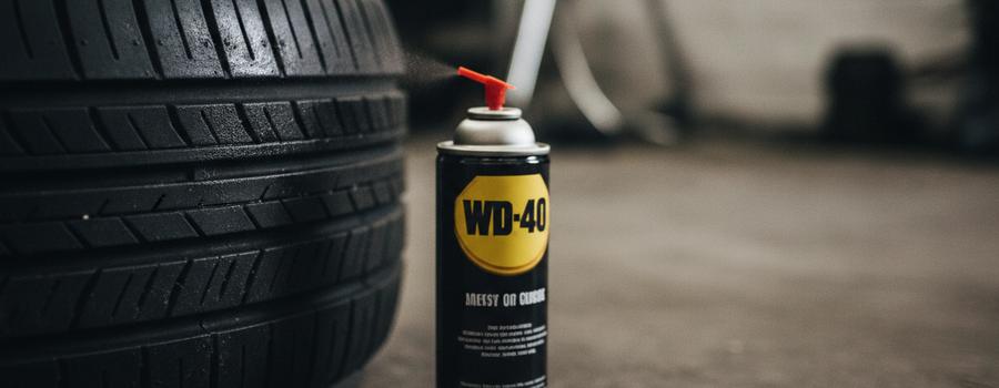 Czy WD-40 można czyścić opony?