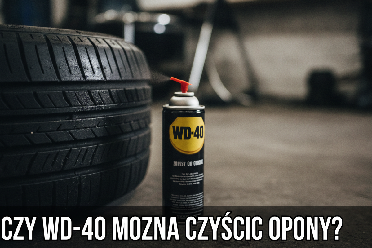 Czy WD-40 można czyścić opony?